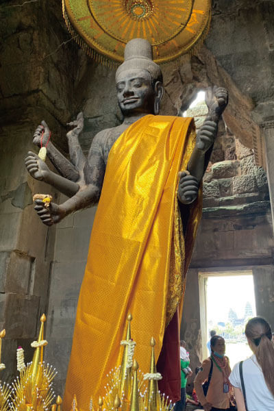 アンコール仏像