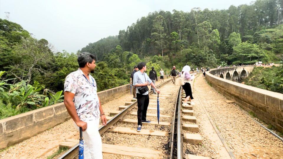 スリランカ 線路