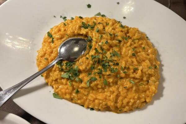 Ristorante Temaの魚介リゾット